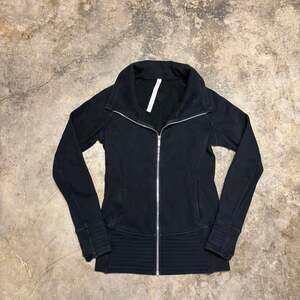 Lululemon Radiant Jacket II Black Full Zip Funnel Neck